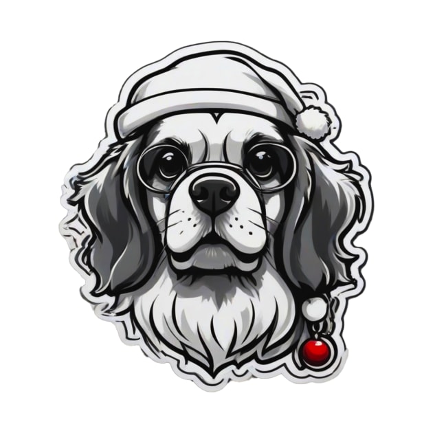 Santa puppy by Strange-desigN