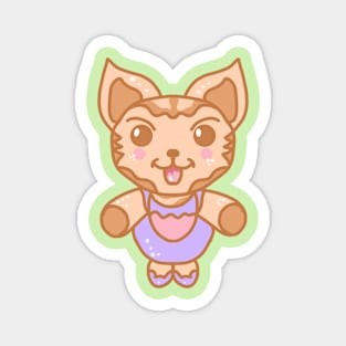 Cute cat cartoon Magnet