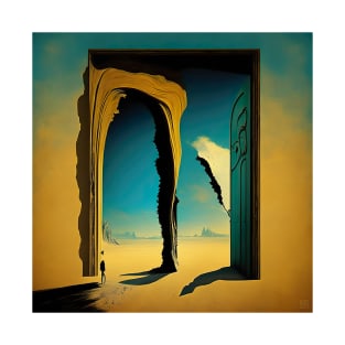 [AI Art] “EXIT”, inspired by the works of a surrealist master T-Shirt