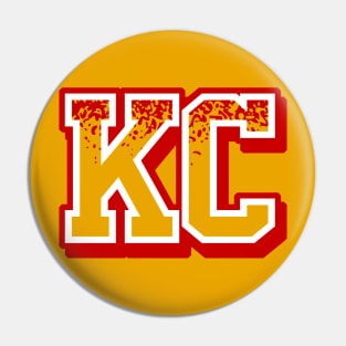 Kansas City Retro Sports Letters Pin