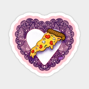 Pizza Valentine Magnet
