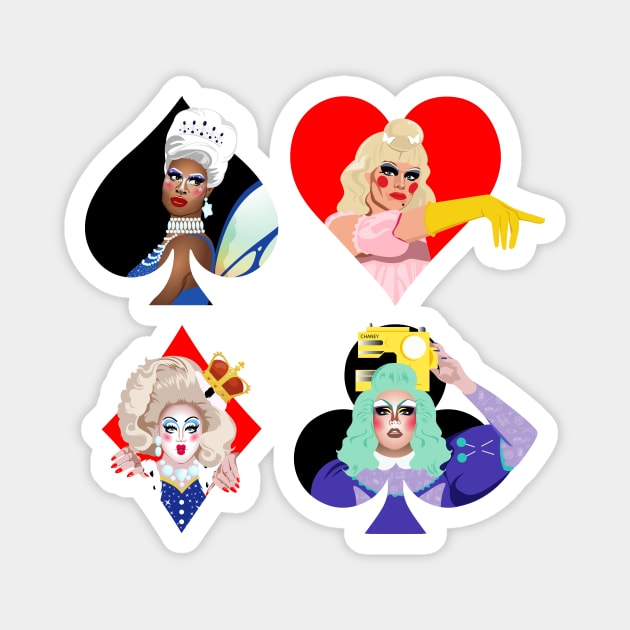 Top 4 from Drag Race UK Magnet by dragover