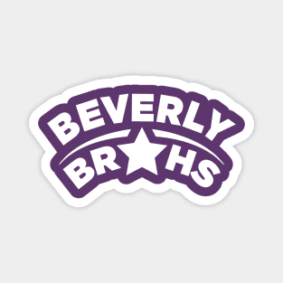 Beverly Brahs – White Font Magnet