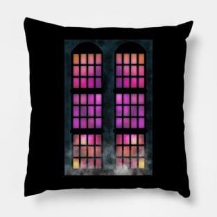 Gothic Windows Pillow