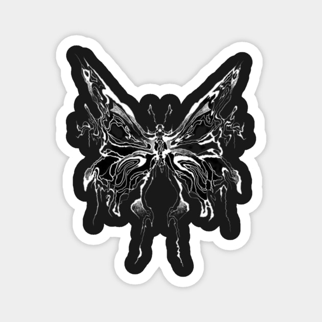 Enchanted Thalia Fairy Wings graphic Magnet by Lordenzoo