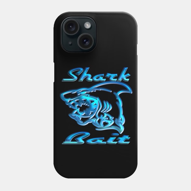 Shark bait Phone Case by Fisherbum