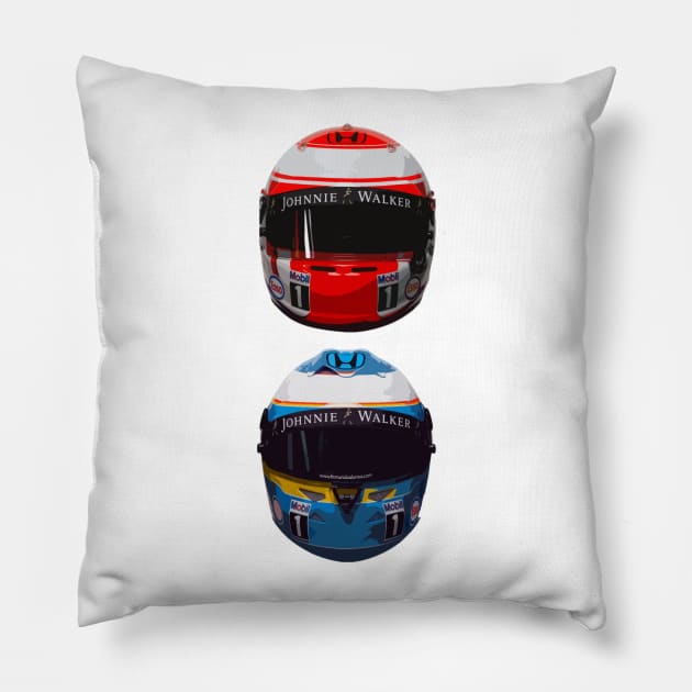 Button & Alonso Pillow by trevorsm21