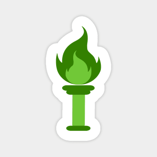 Green Fire Magnet