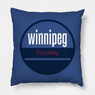 winnipeg jets hockey Pillow