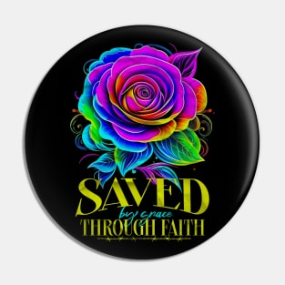 SAVED BY GRACE Pin