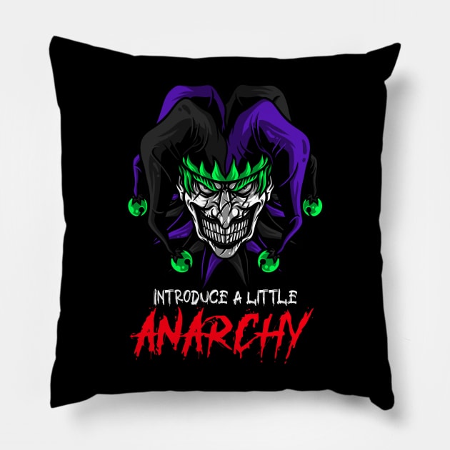 Anarchy Pillow by PizzaZombieApparel