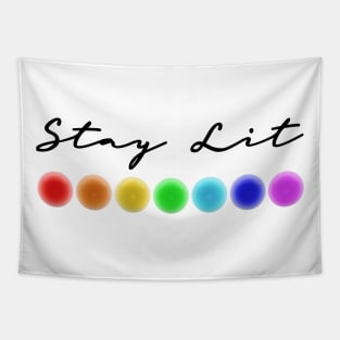 Stay Lit 7 Chakras Energy Healing Lightworker Reiki Design Tapestry