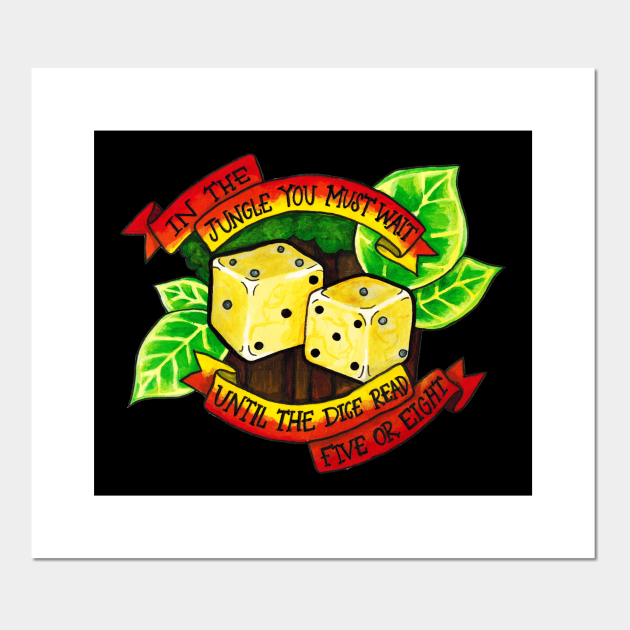 Jumanji Quote Jumanji Affiche Et Impression D Art Teepublic Fr