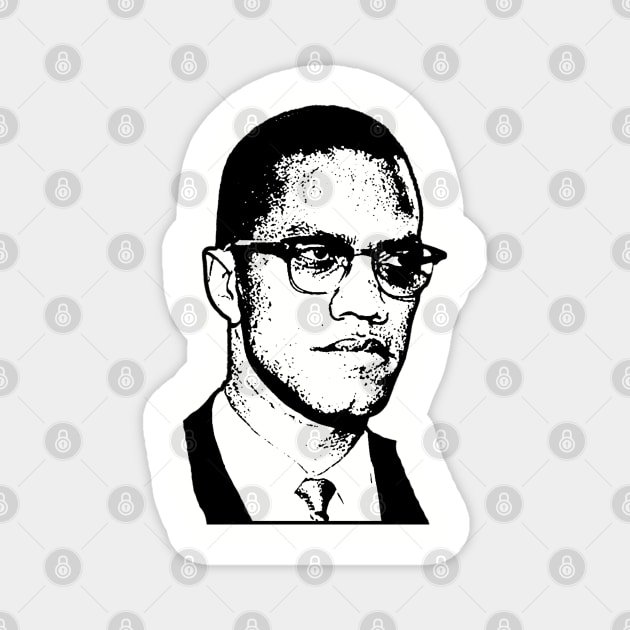 Malcolm X, Black History Magnet by UrbanLifeApparel