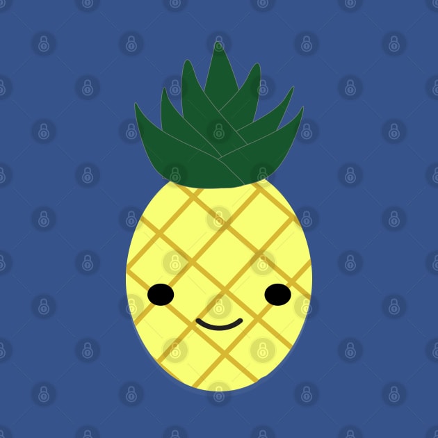 Cute Kawaii Pineapple by Hedgie Designs