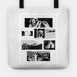 Alien montage Tote