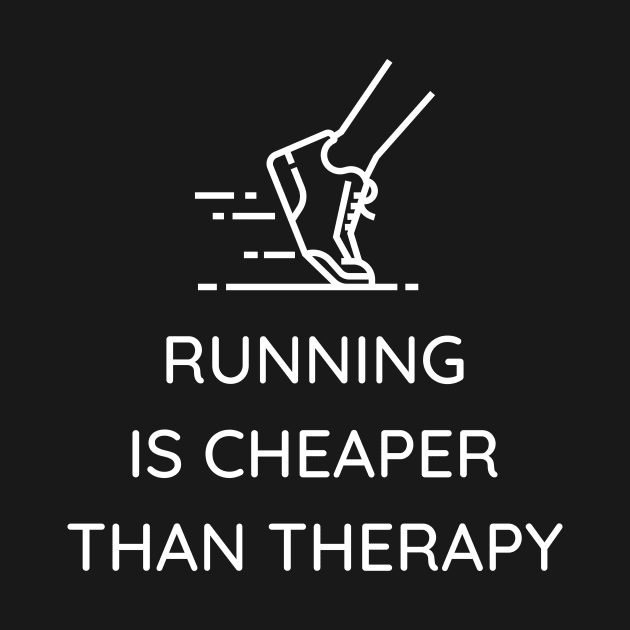 Running Is Cheaper Than Therapy by Lasso Print