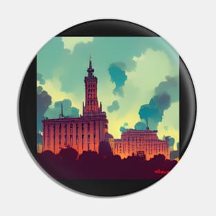 Bucharest | Comics Style Pin