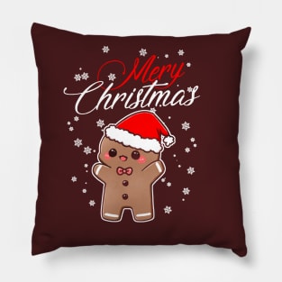 Merry Christmas Gingerbread Xmas Christmas Cookie Bakers T-Shirt Pillow