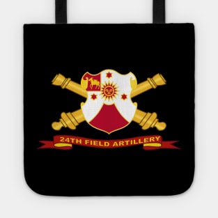 24th Field Artillery w Br - Ribbon Tote