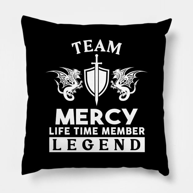 Mercy Name T Shirt - Mercy Life Time Member Legend Gift Item Tee Pillow by unendurableslemp118