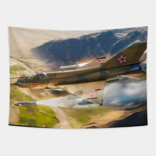 Mig21 BIS Ground Attack Tapestry