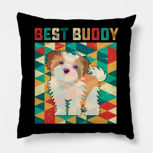 Best Buddy Maltese Pillow