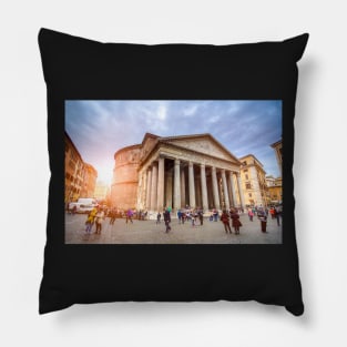 The Pantheon in Rome, Italy Pillow