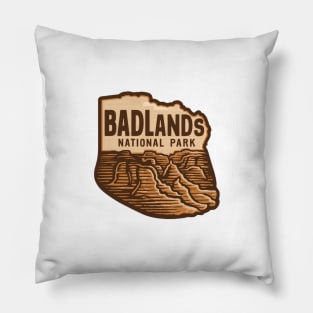 Badlands South Dakota Pillow