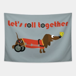 let's roll together Tapestry