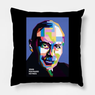 Abstract Maynard keynes in WPAP Pillow