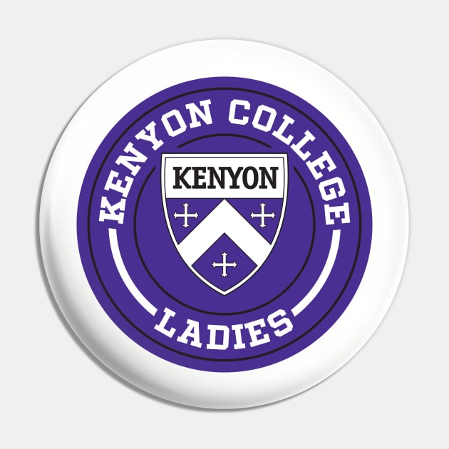 Kenyon College - Ladies Pin by Josh Wuflestad