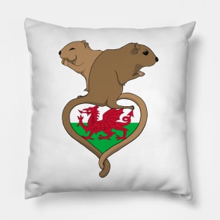 Gerbil Wales (light) Pillow