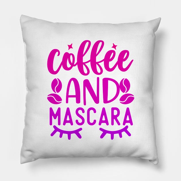 Funny Gift for Caffeine Lovers Pillow by TrendyWisp