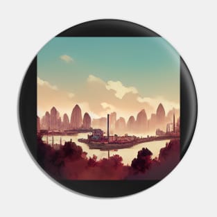 Wuhan | Comics style Pin