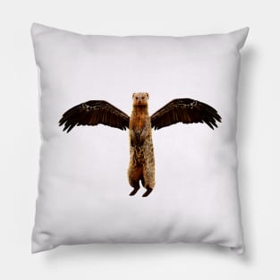 The Flying Mongoose Pillow