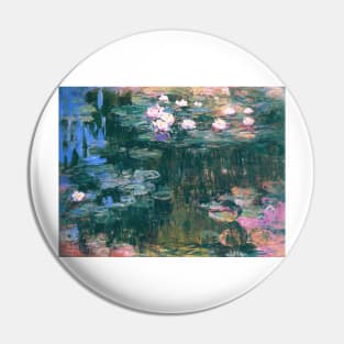 Waterlilies (Multicolored) by Claude Monet Pin