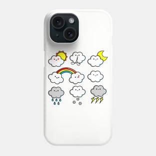 Clouds Emoji Phone Case