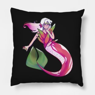 Dragon Fruit Mermaid Pillow