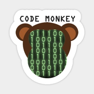 Code Monkey Magnet