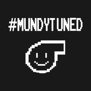 #MundyTuned Turbo White Logo T-Shirt