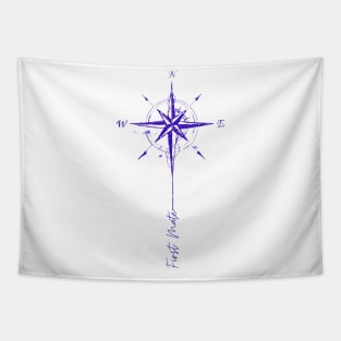 First Mate Compass rose Tapestry