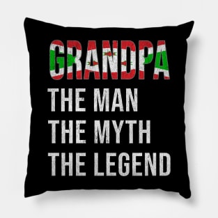 Grand Father Burundian Grandpa The Man The Myth The Legend - Gift for Burundian Dad With Roots From  Burundi Pillow