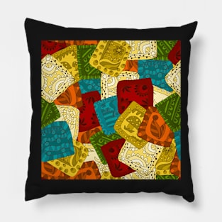 Abstract background.  patchwork pattern Pillow