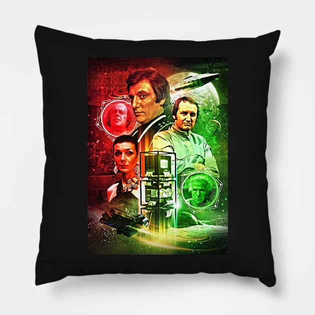 Blakes 7 Orbit Pillow by GaudaPrime31