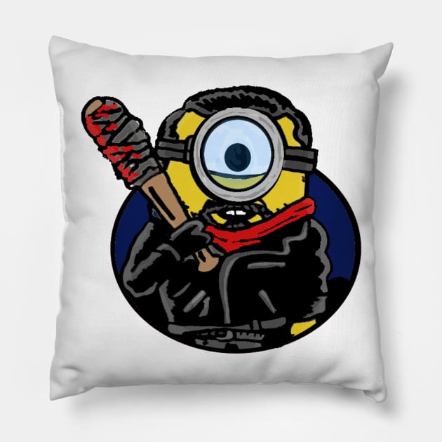 Min-egan Pillow by Undeadredneck