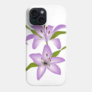 Purple Lily Phone Case