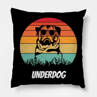 Vintage retro underdog Pillow