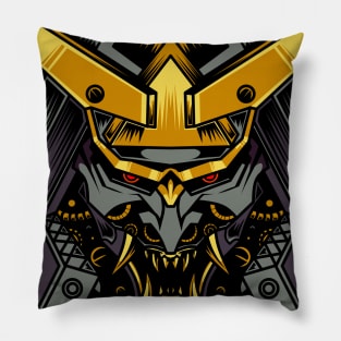 devil robot Pillow