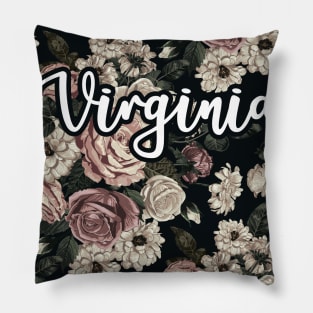 Strong Virginia State Face Pillow